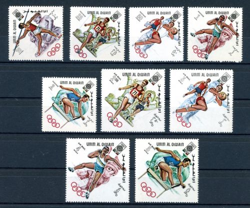 Umm al Quiwain 264-272 A postfrisch Olympiade Mexiko 1968 #JS057
