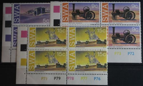Namibia Südwestafrika 406-408 postfrisch als 4er Einheit #FL482