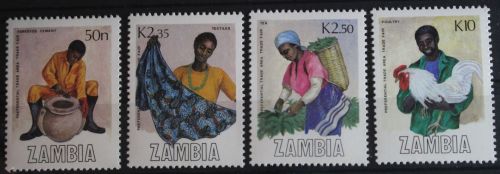 Sambia 452-455 postfrisch #FQ188