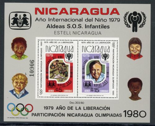 Nicaragua Block 110 A postfrisch