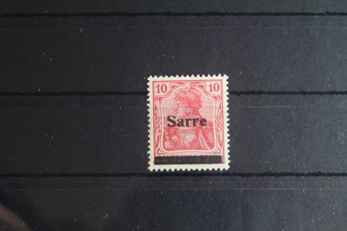 Saargebiet 6a postfrisch geprüft Burger BPP #FY627