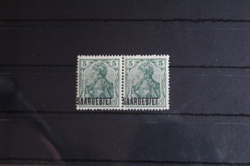Saargebiet 32 postfrisch verschobener Aufdruck #FY710
