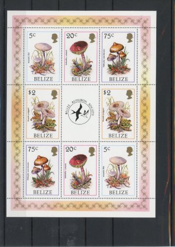 Belize Kleinbogen 930-933 postfrisch Pilze #JO679