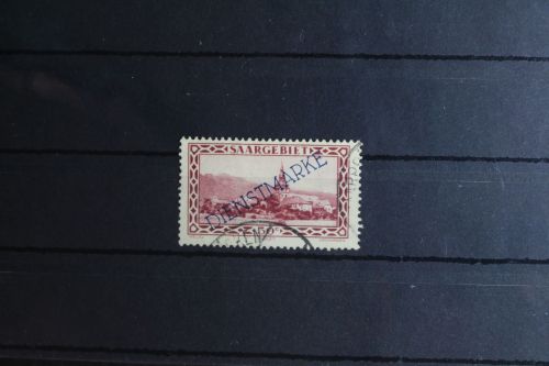 Saargebiet Dienstmarken 18IV gestempelt geprüft Hoffmann BPP #FY984