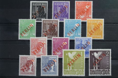 Berlin 21-34 postfrisch BPP geprüft oder ungeprüft, Rotaufdruck #