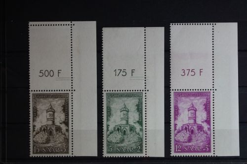 Saarland 373-375 postfrisch