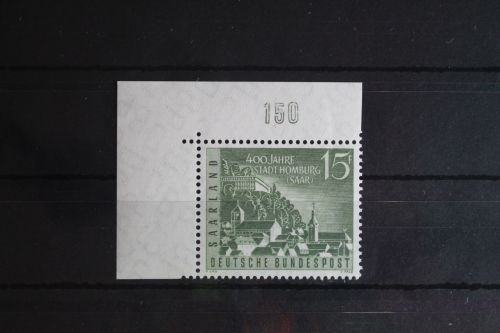 Saarland 436 postfrisch als Eckrand ungefaltet #FZ241