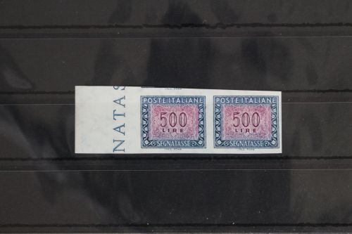 Italien Portomarken 96II postfrisch geschnitten als Paar #FY581