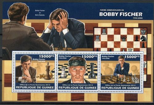 Guinea Kleinbogen 10153-10155 postfrisch Schach #GB200