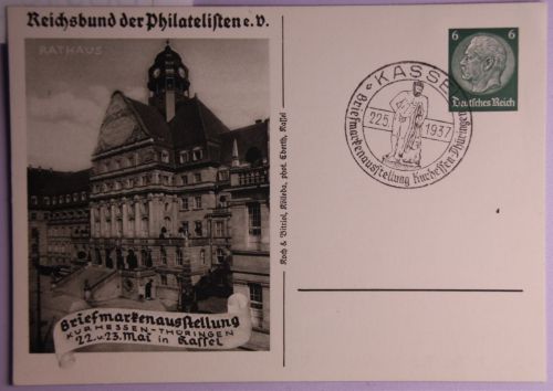 Deutsches Reich PP127/C53-02 als Ganzsache Kassel #BB916