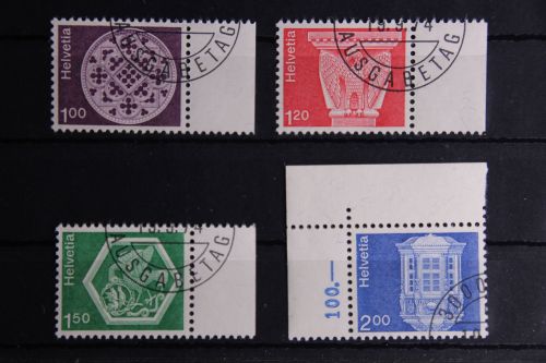 Schweiz 1035-1038 gestempelt