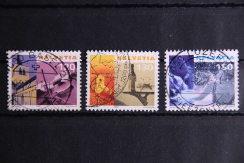 Schweiz 1727-1729 gestempelt
