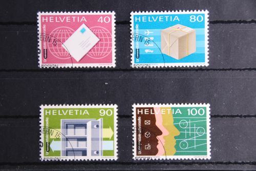 Schweiz Weltpostverein UPU 10-13 gestempelt #GB507