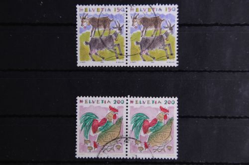 Schweiz 1531-1532 gestempelt 2 Paare #GB519