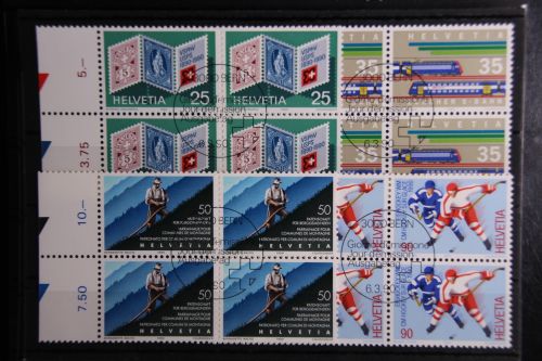 Schweiz 1409-1412 gestempelt Viererblockausgabe #GB569