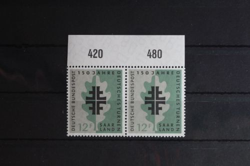 Saarland 437 postfrisch Oberrandpaare OR ndgz #FZ321