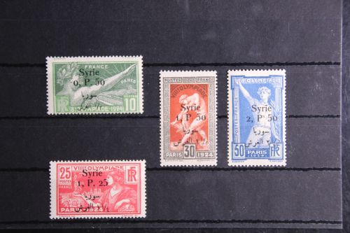 Syrien 227-230 postfrisch MNH, Olympische Spiele 1924 Paris #GF587
