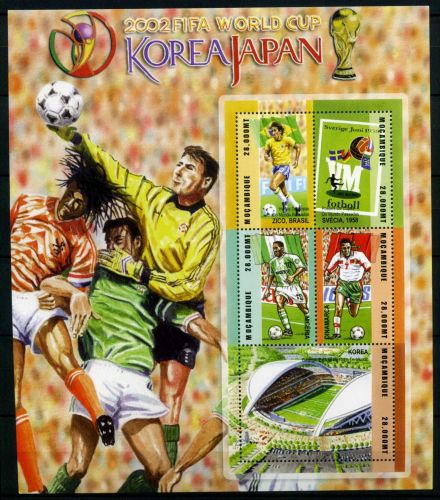 Mosambik KB 2215-2219 postfrisch Fußball #GI540