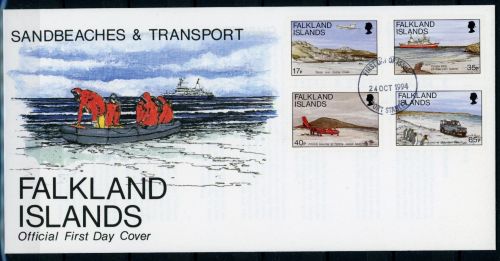 Falkland Inseln 626-629 Flugzeuge Ersttagesbrief/FDC #GI553