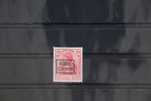 Deutsche Besetzung 1. WK Rumänien Etappengebiet 9. Armee 1 mit Falz #FG414