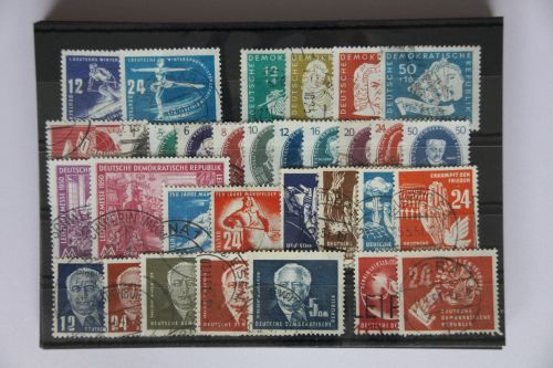 DDR Jahrgang 1950 gestempelt