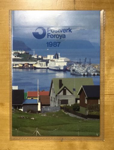 Färöer Jahresmappe 1987 postfrisch #HC230