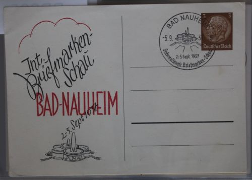 Deutsches Reich PP122/C02 als Ganzsache Bad Nauenheim #BB965