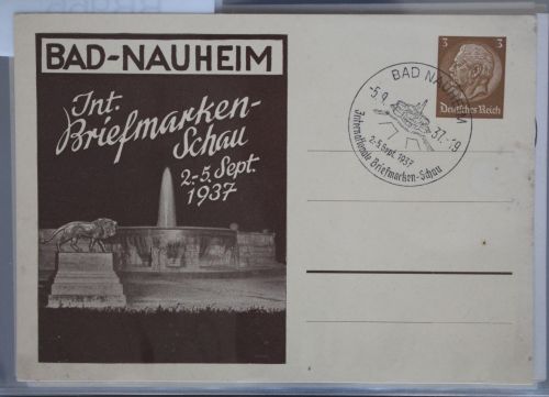 Deutsches Reich PP122/C01 als Ganzsache Bad Nauenheim #BB966