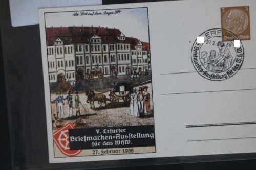 Deutsches Reich PP122/C75 als Ganzsache Erfurt #BB999
