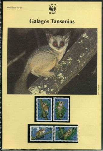Tansania 1989 WWF Galagos #GI405
