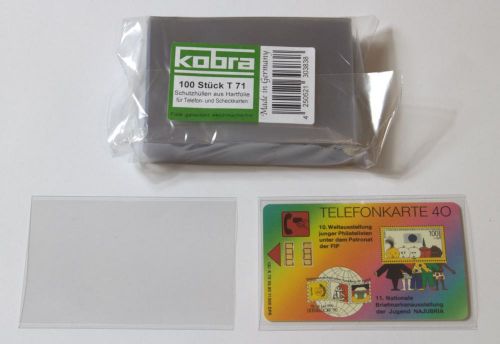 KOBRA Briefe, AK, Hartfolie (100 Stück) #Kobra Schutzhülle (Hartfolie)