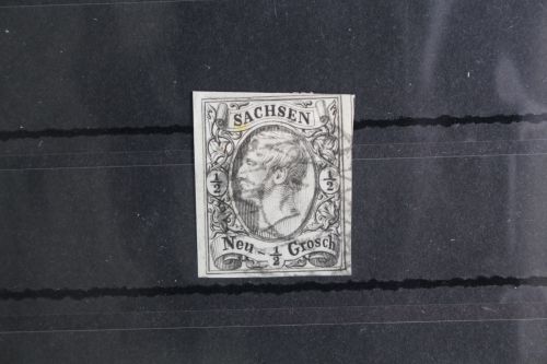 Sachsen 8 gestempelt breitrandig #GH634