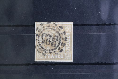 Bayern 11 gestempelt breitrandig - dünne Stelle, oMR 325 #GH886