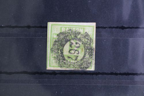 Bayern 12 gestempelt breitrandig, oMR 267 #GH892