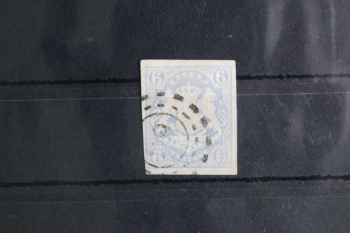 Bayern 16 gestempelt breitrandig, oMR nicht bestimmbar #GH913