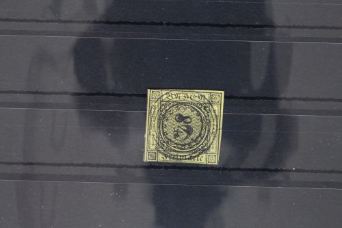 Baden 2 gestempelt N5 84, oben und unten berührt #GH927