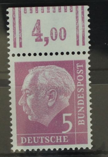 BRD 179y W OR postfrisch Oberrand ungefaltet #GF879