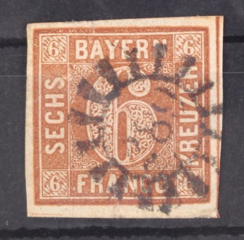 Bayern 4 Typ II gestempelt gMR 289, breitrandig #GA178