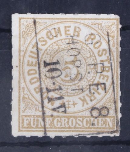 Norddeutscher Bund 6 gestempelt #GA248