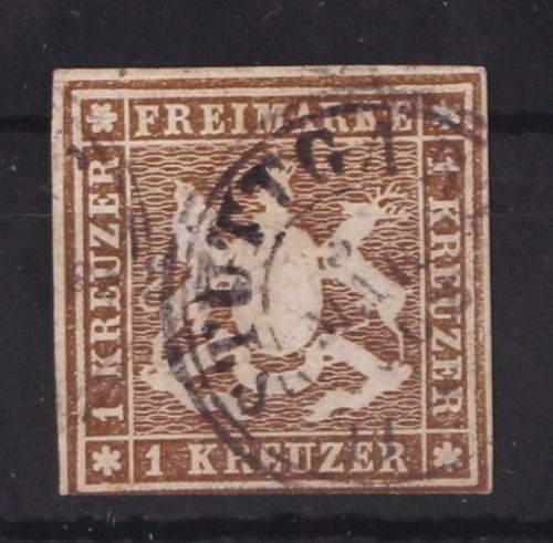 Württemberg 11 gestempelt