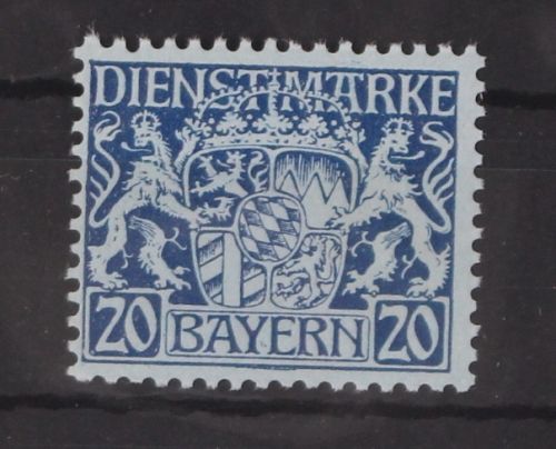 Bayern Dienstmarken 20 postfrisch