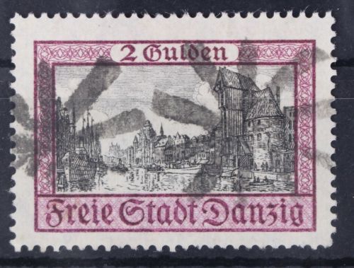 Danzig 208 gestempelt