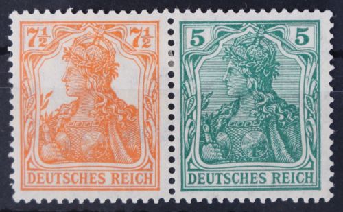Deutsches Reich Zd W6 mit Falz