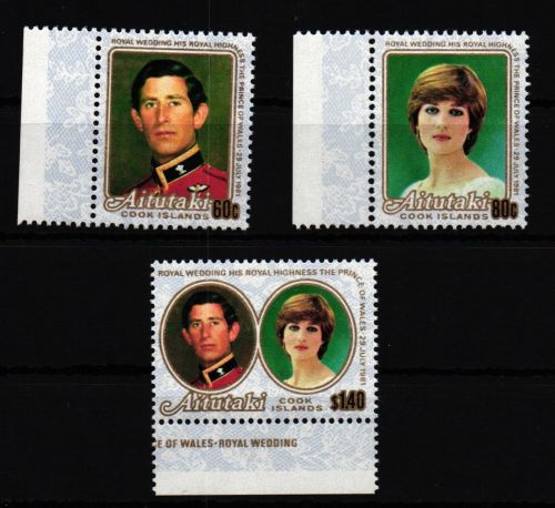 Aitutaki 406-408 postfrisch