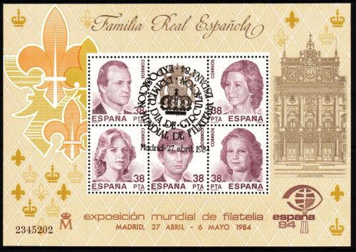 Spanien Block 27 gestempelt