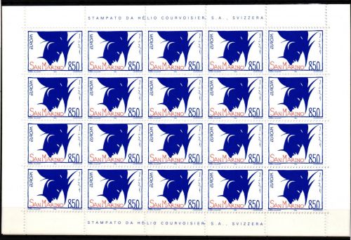 San Marino 1523-1524 postfrisch als Kleinbogensatz #GB976