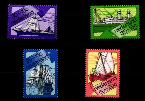 Niederlande 1007-1010 postfrisch Schifffahrt #GJ598