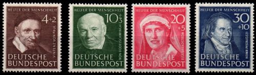 BRD Bund 143-146 postfrisch Wohlfahrt Helfer der Menschheit II #GK875