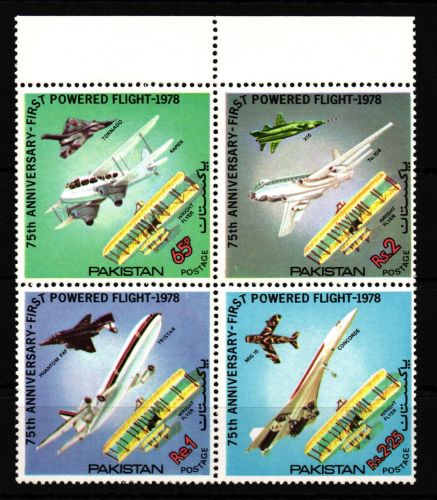 Pakistan 475-478 postfrisch Flugzeuge #GF474