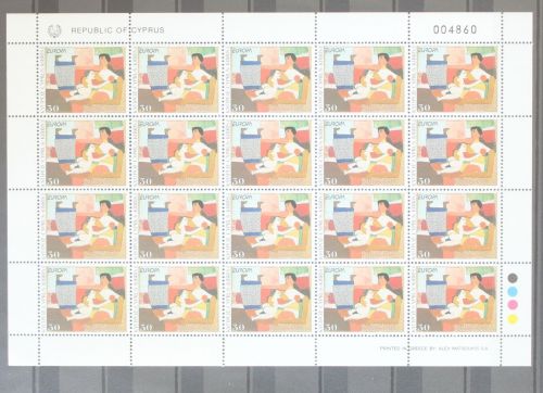 Zypern 804 postfrisch als Kleinbogen #GK828